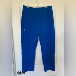 Figs Axim Cargo Scrub Pants Royal Blue Men Size L/S